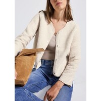 Street One Cool Teddy Jacket Tusk Cream