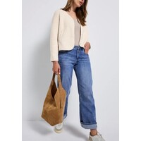 Street One Cool Teddy Jacket Tusk Cream