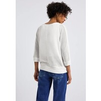 Street One Knit Look Shirt Off White