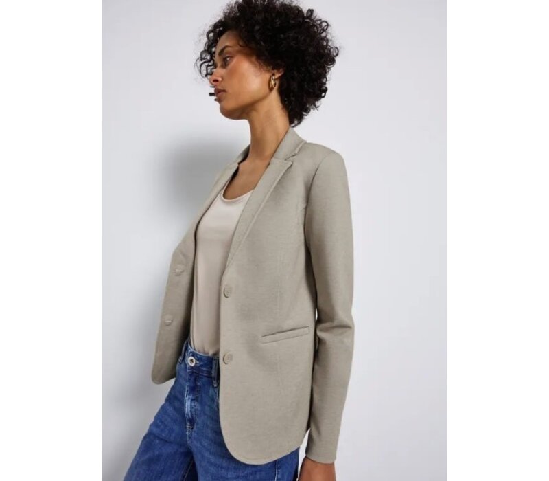 Street One Basic Blazer Morning Beige Melange
