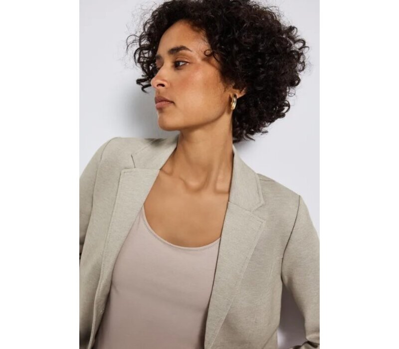 Street One Basic Blazer Morning Beige Melange