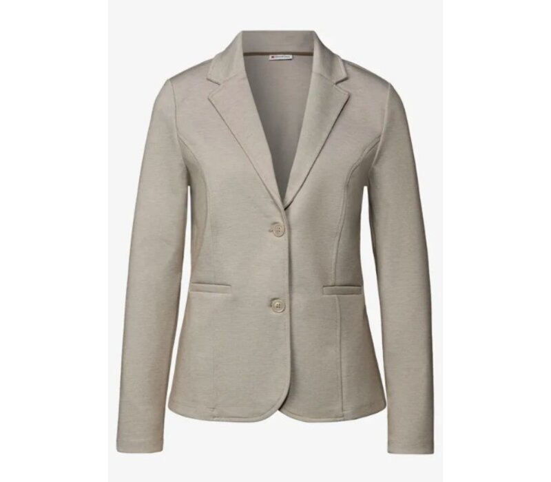 Street One Basic Blazer Morning Beige Melange