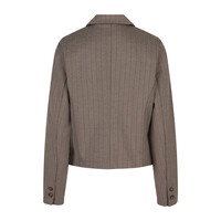 Red Button Skipper Punta Pinstripe Warm Taupe