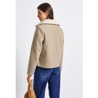 Street One Short Jacket Soft Sand Melange