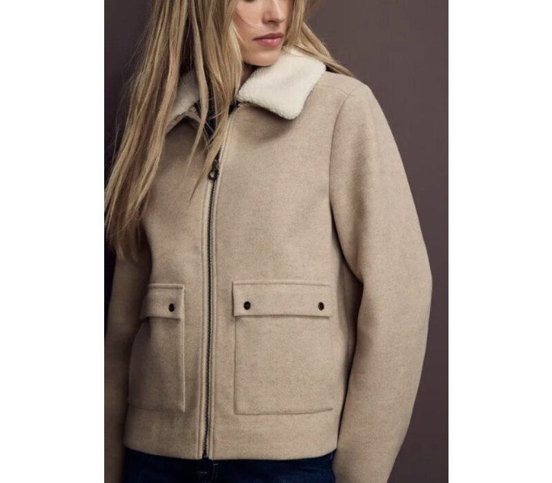 Street One Short Jacket Soft Sand Melange