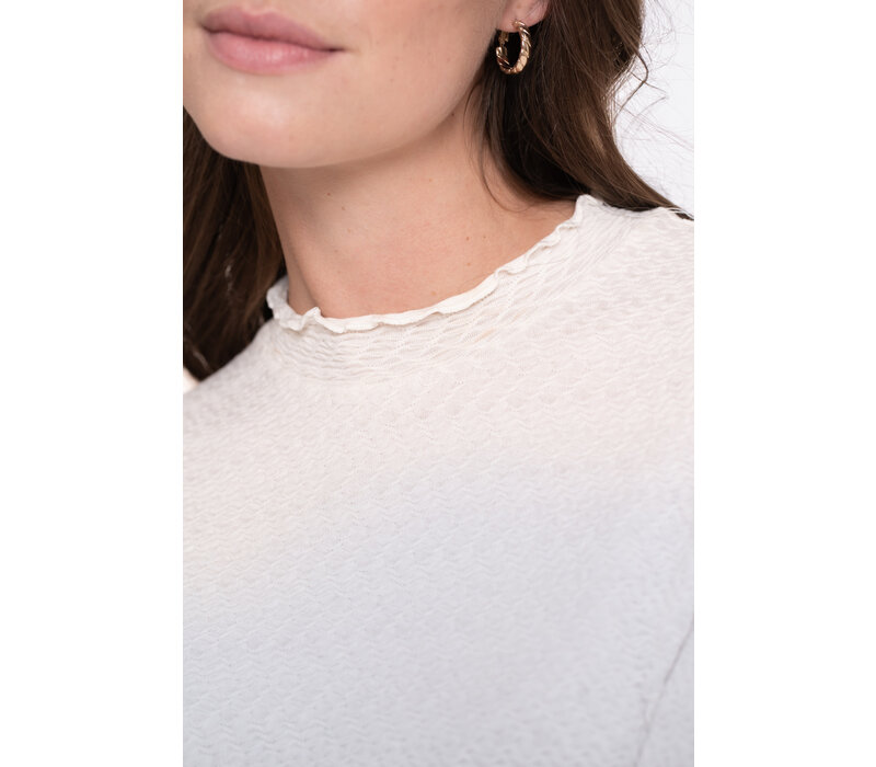 Geisha Top Structure Off White