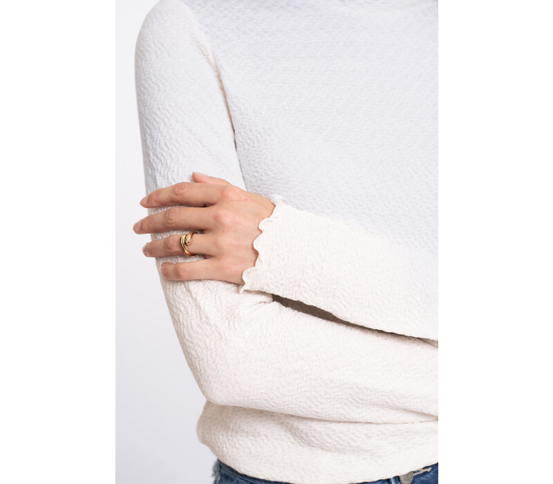 Geisha Top Structure Off White