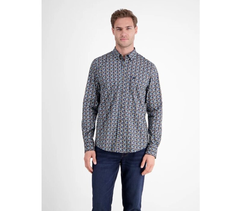 Lerros Overhemd Light Coffee