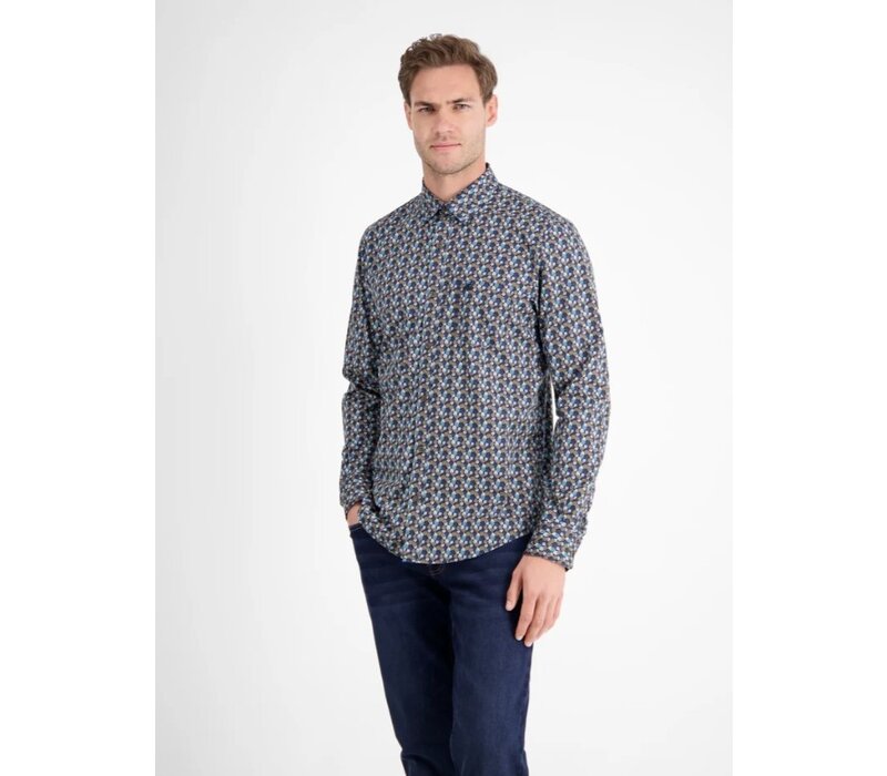 Lerros Overhemd Light Coffee