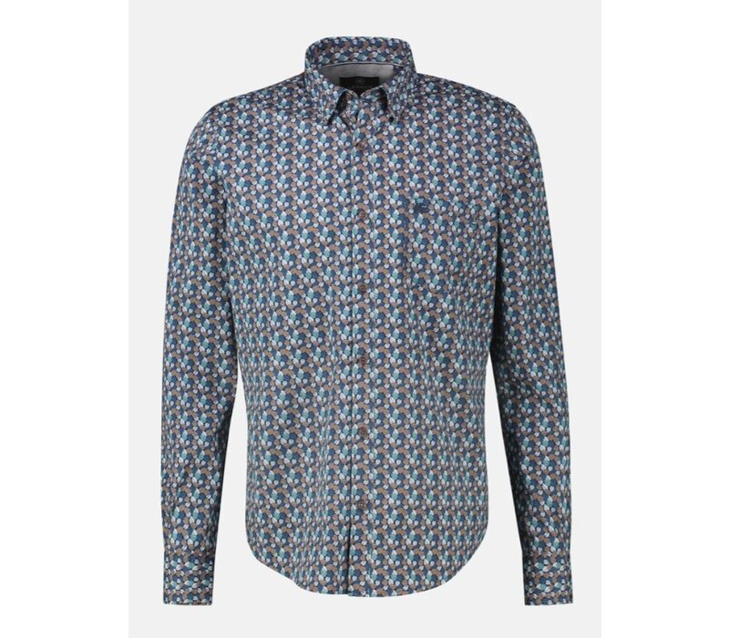 Lerros Overhemd Light Coffee