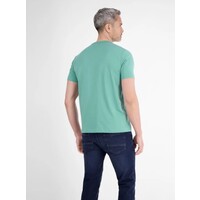 Lerros T-Shirt Serafino Fjord Blue