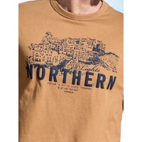 Lerros T-Shirt Serafino Light Coffee