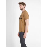 Lerros T-Shirt Serafino Light Coffee