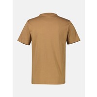 Lerros T-Shirt Serafino Light Coffee