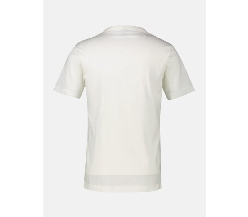 Lerros T-Shirt Serafino Broken White