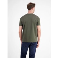Lerros T-Shirt Serafino Nordic Olive