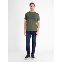 Lerros T-Shirt Serafino Nordic Olive