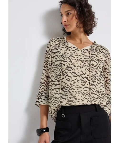 StreetOne Street One Chiffon Tunic Blouse Smok