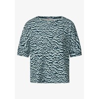 Street One Soft Printed Batwing Shirt Arona Blue