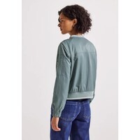 Street One Satin Bomber Blouson Arona Blue