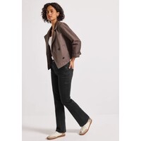 Street One Bootcut High Waist Black Clean Washed