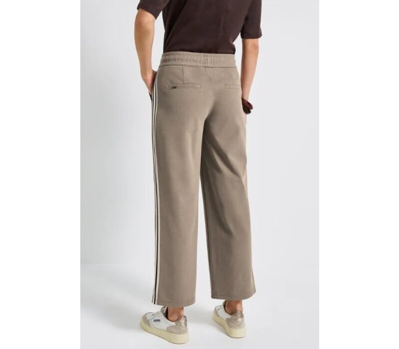 Street One Straight Leg Structure Bark Brown