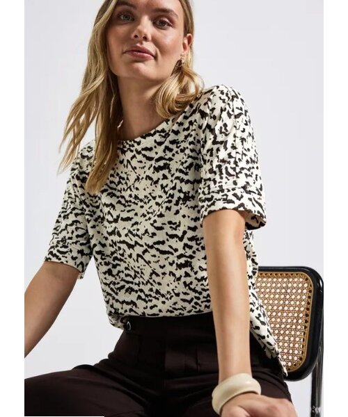 StreetOne Street One Soft Printed Batwing Shirt