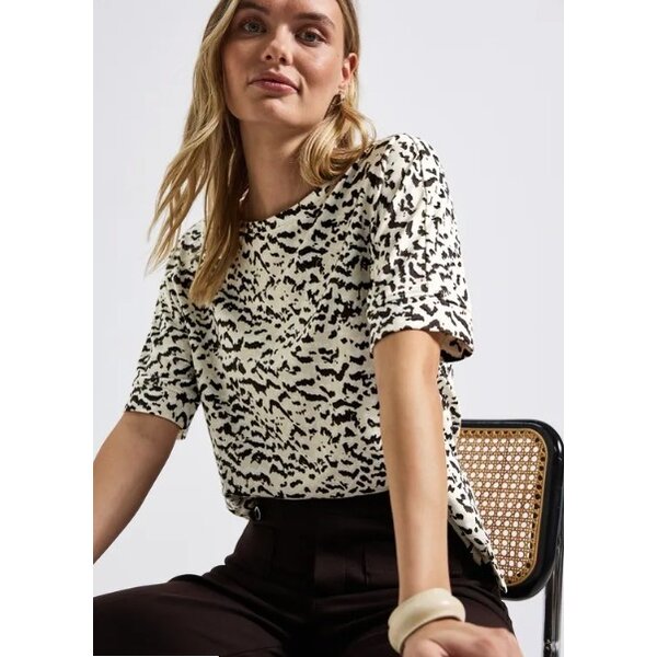 Street One Soft Printed Batwing Shirt  Street One Soft Printed Batwing Shirt