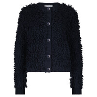 Red Button Jacket Loops Indigo