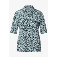 Street One Printed Blouse Shirt Pocket Arona Blue