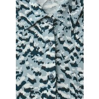 Street One Printed Blouse Shirt Pocket Arona Blue