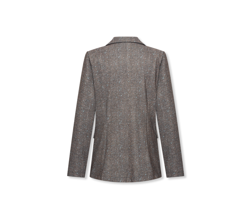Helena Hart Blazer Ziggy Lano Tweed Ice