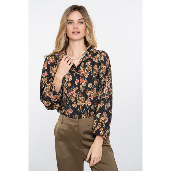 Geisha Blouse Flowers 