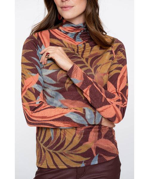 Geisha Geisha Top Lurex Print