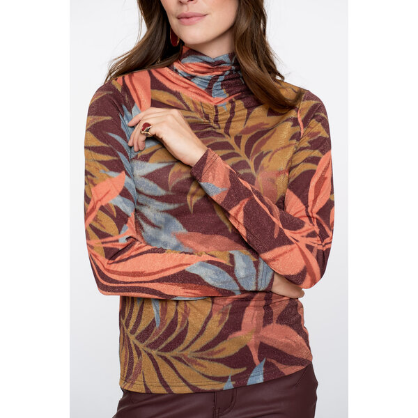 Geisha Top Lurex Print  Geisha Top Lurex Print