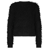 Red Button Jacket Loops Black