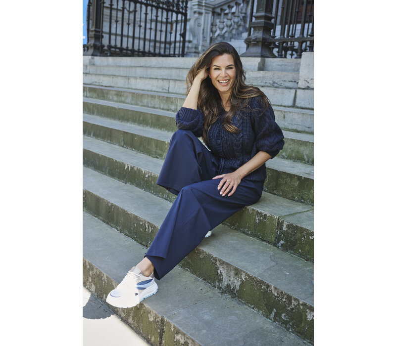 Zoso Travel Wide Pant Navy