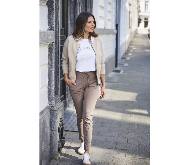 Zoso Sporty Travel Pant Mocha