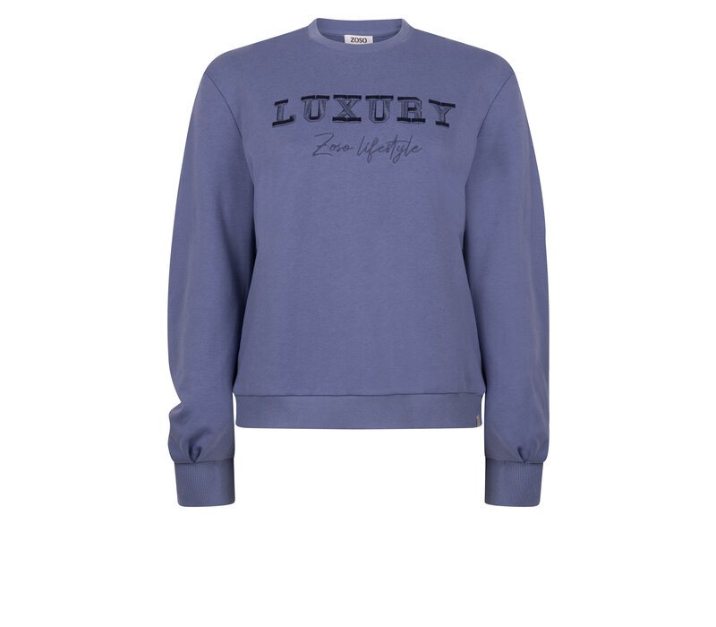 Zoso Luxury Embroidery Sweater Blue