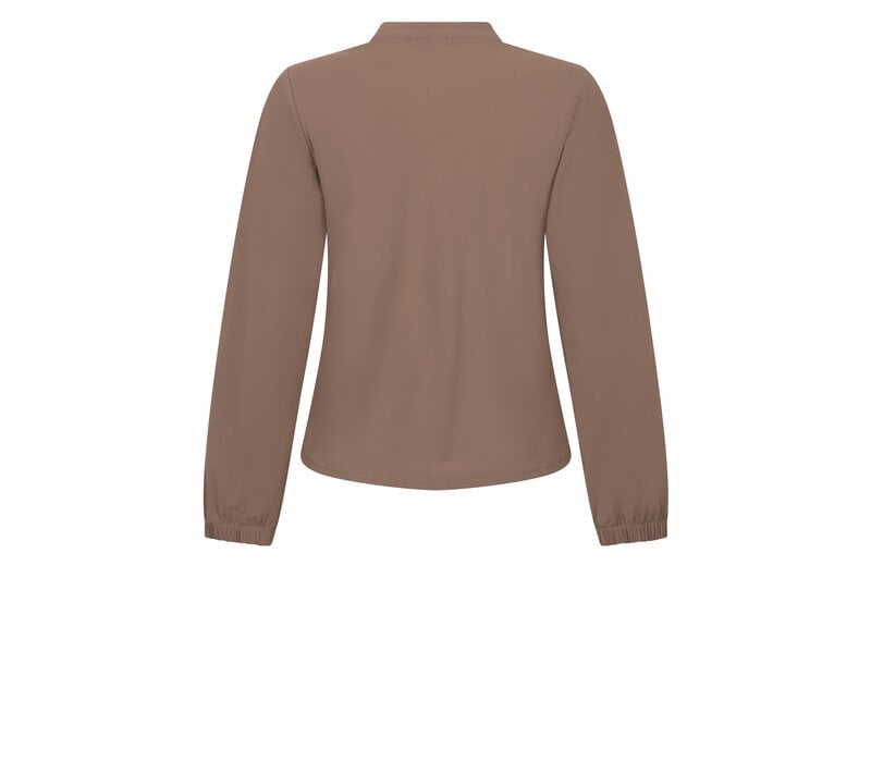 Zoso Travel Blouse Mocha