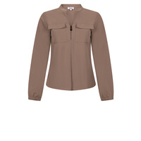 Zoso Travel Blouse Mocha