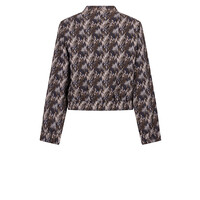 Zoso Fancy Jacquard Jacket Mocha Multi