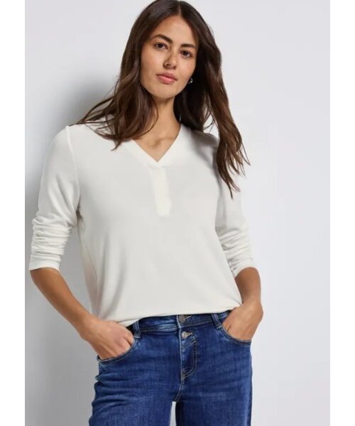 StreetOne Street One Jersey V-Neck Shirt