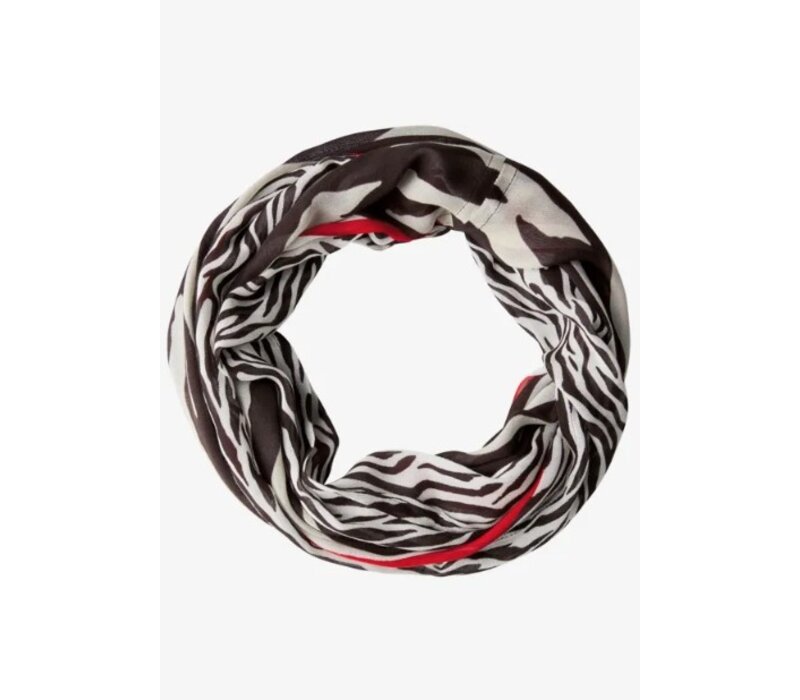 Street One Printed Loop Sjaal Racing Red