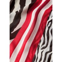 Street One Printed Loop Sjaal Racing Red