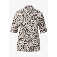Street One Printed Blouse Shirt Pocket Morning Beige