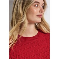 Street One Cosy Structure Sweater Racing Red