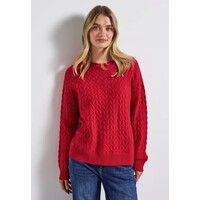 Street One Cosy Structure Sweater Racing Red