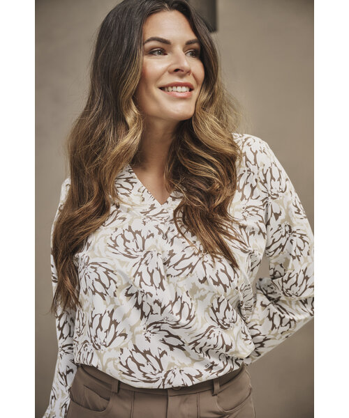 Zoso Zoso Print Travel Blouse