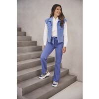 Zoso Travel Flair Pant Blue